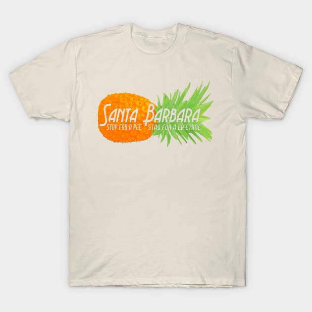 Psych Santa Barabara T-Shirt by Poster Nutbag